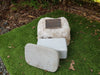 Memorial Rock Urn 1653  Regular White