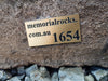 Memorial Rock Urn 1654  Medium Natural Riversand