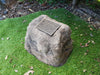 garden rock urn