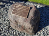 Memorial Rock Urn 1675  Regular Black
