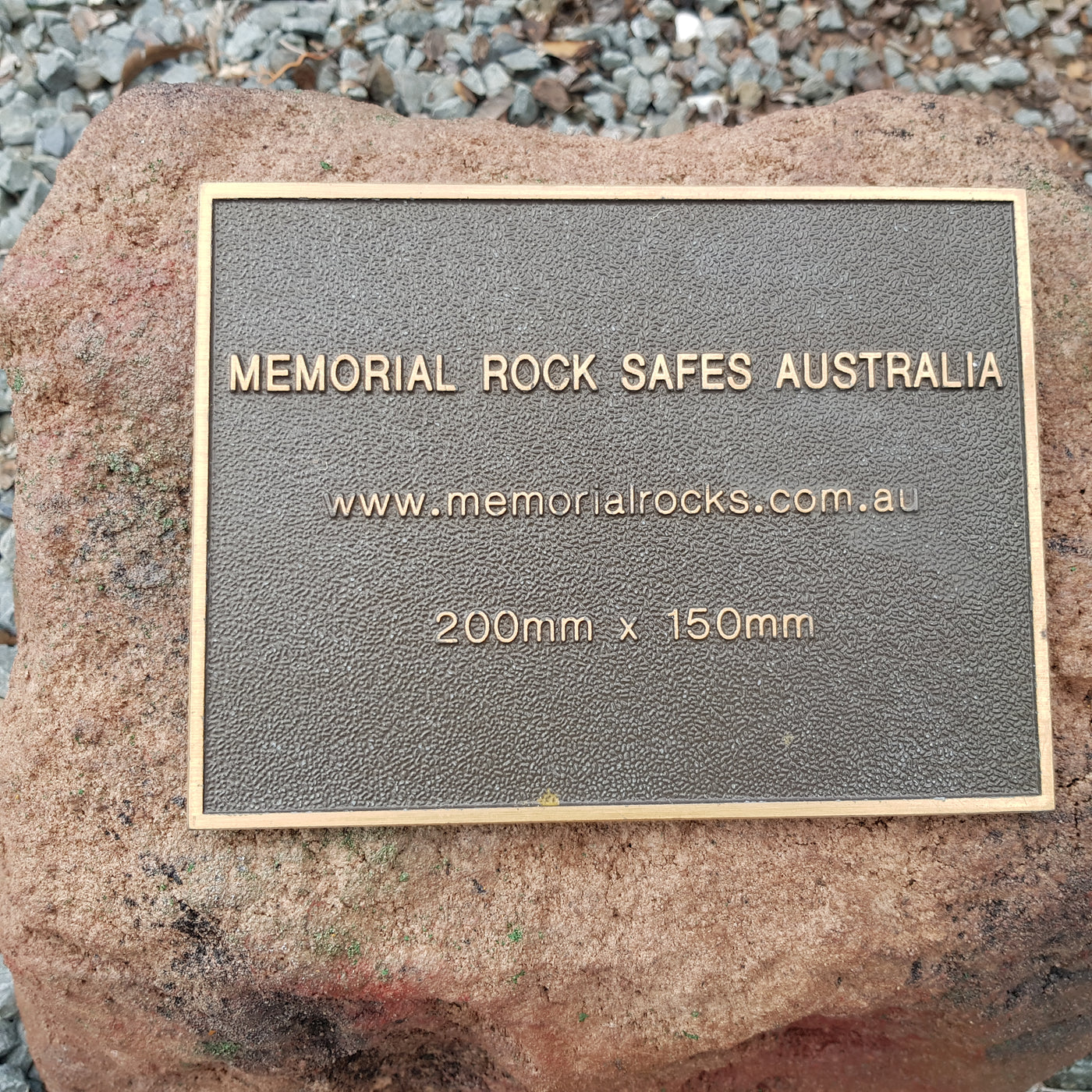 Large Memorial Rocks Memorial Rock Urn 1709 Large Brown – Memorial Rocks Australia