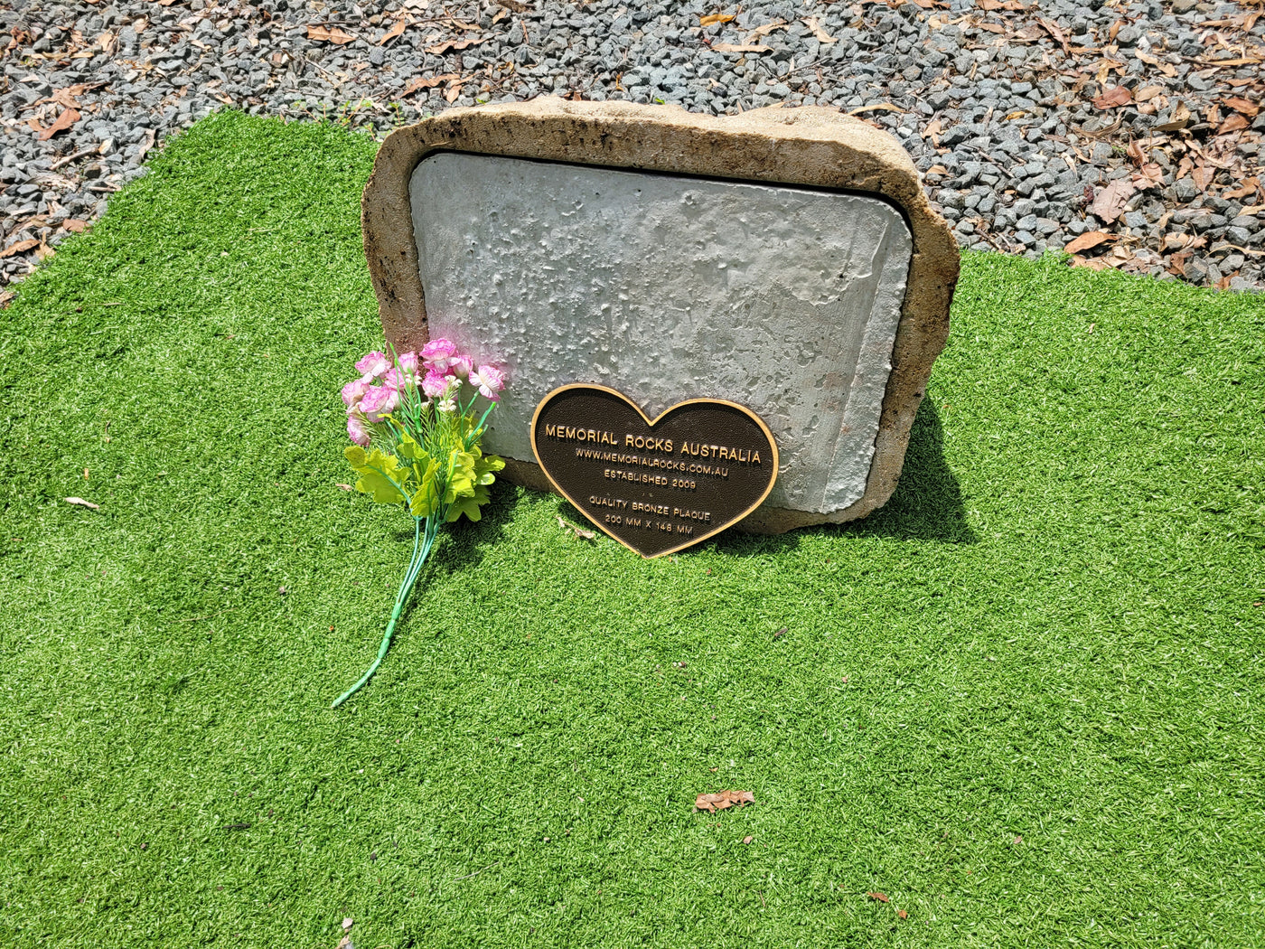 Large Memorial Rocks Outdoor Rock Urn for Gardens and Patio's. Outdoor cremation urn ...