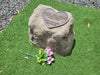 Memorial Rock Urn 1742  Large Natural Riversand