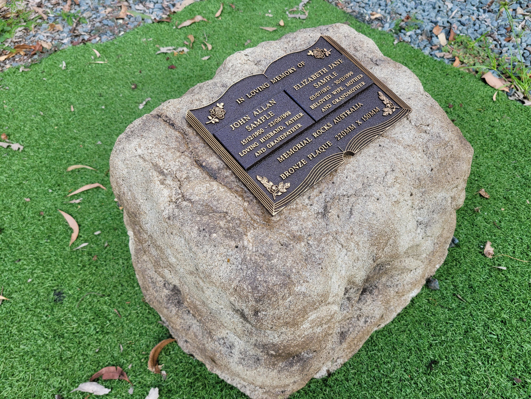 Large Memorial Rocks LARGE MEMORIAL ROCKS - DOUBLE CAPACITY – Memorial Rocks Australia