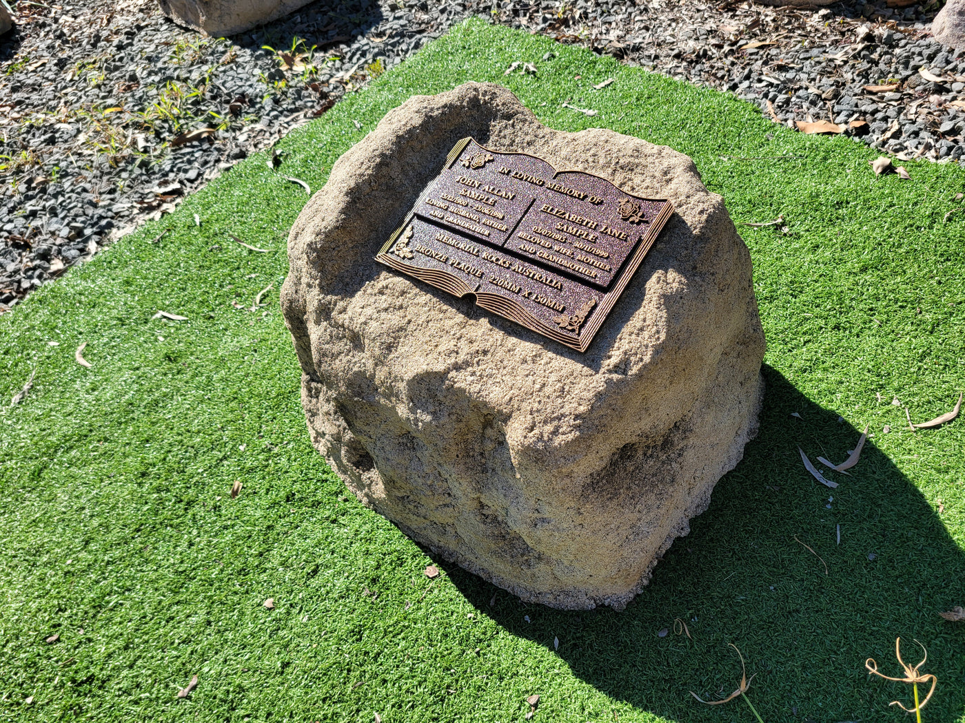 Large Memorial Rocks Australian Made Rock Urns for Human Ashes – Memorial Rocks Australia