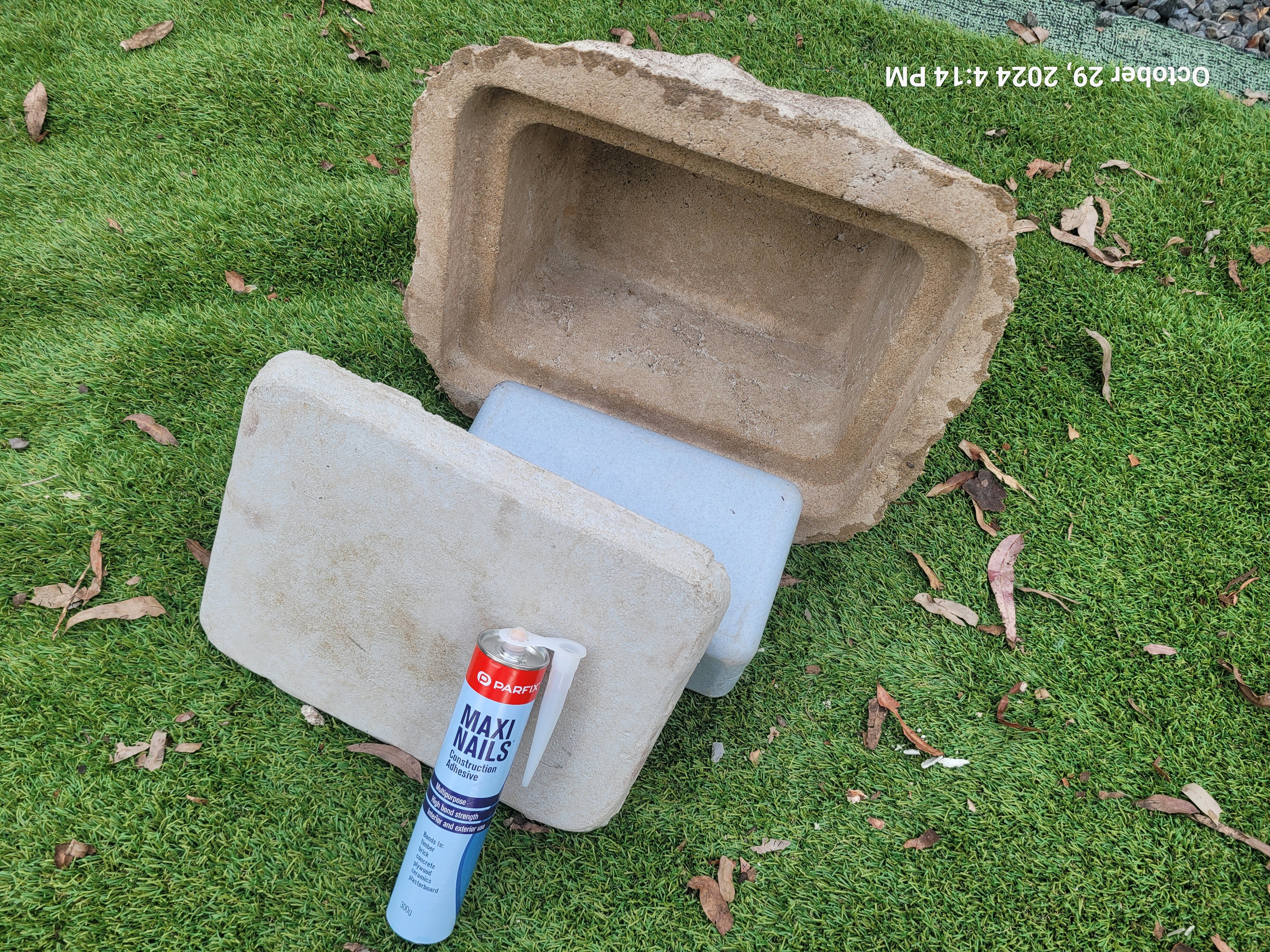 Memorial Rock Urn 1800  Large Natural Riversand