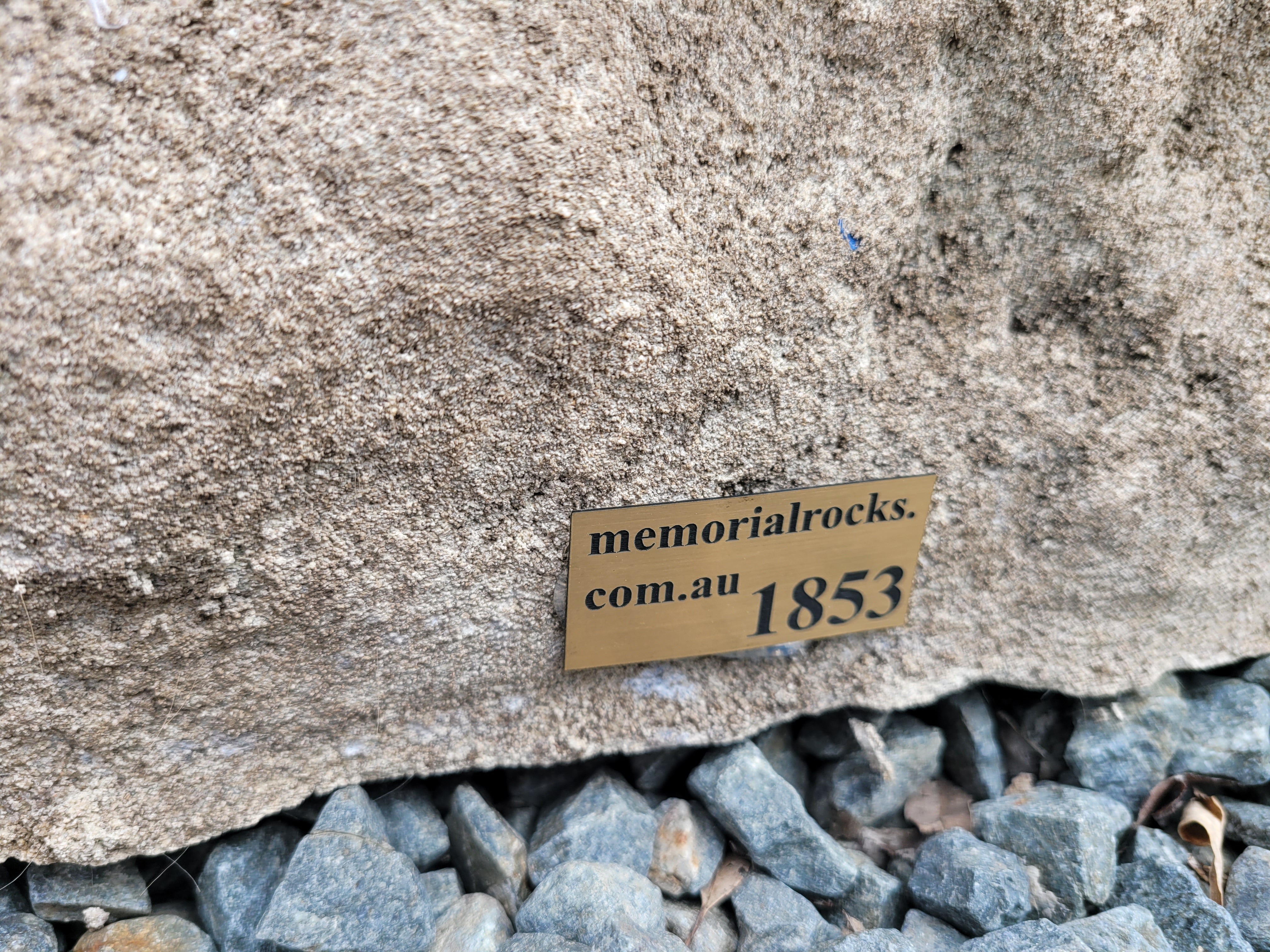 Large Memorial Rocks (Memorial Rock Urn 1853 Large Double Natural Riversand – Memorial Rocks ...