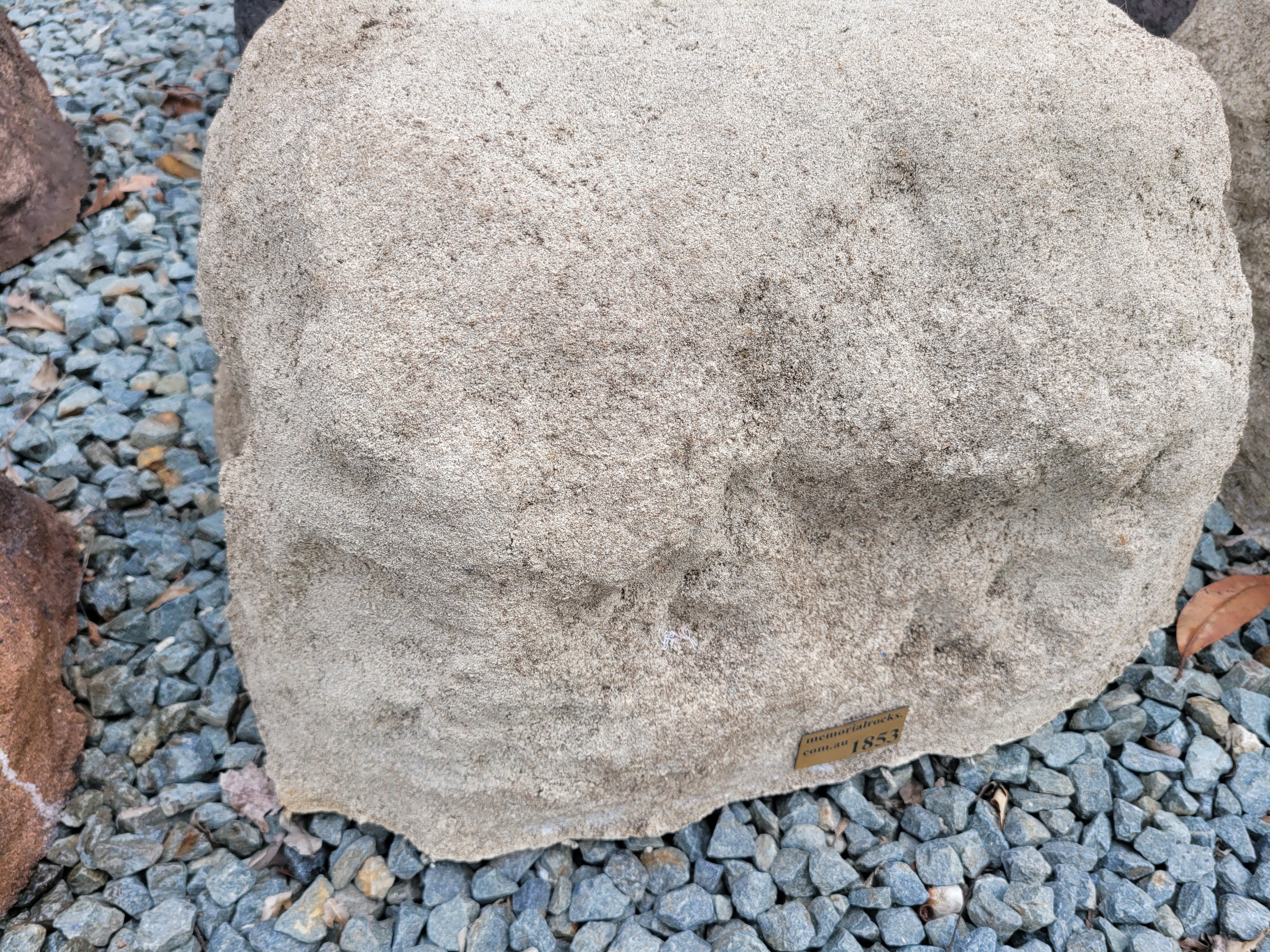 Large Memorial Rocks (Memorial Rock Urn 1853 Large Double Natural Riversand – Memorial Rocks ...