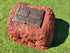 Memorial Rock Urn 1868 Large Double Pink / Red