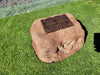 Memorial Rock Urn 1876 Large Double Brown