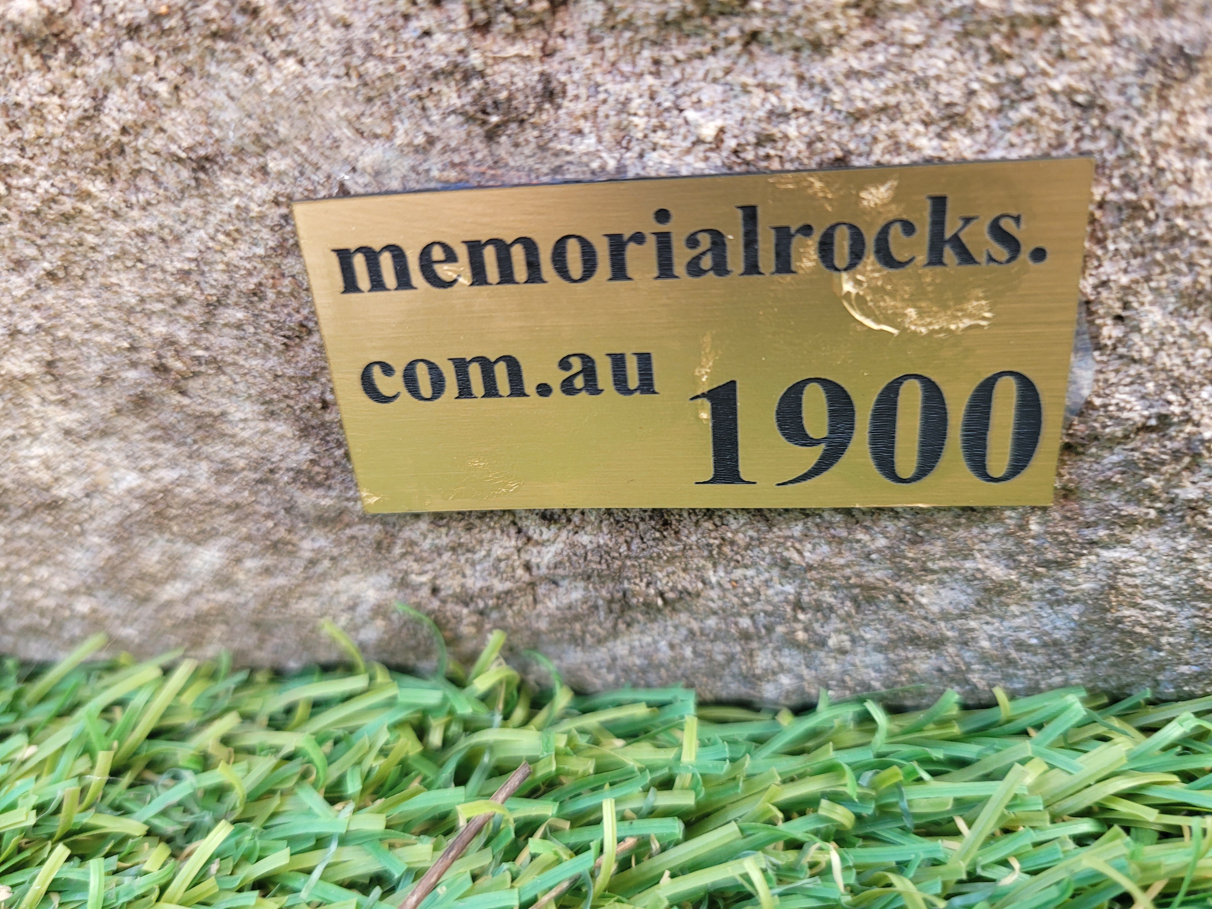 Memorial Rock Urn 1900  Large Natural Riversand