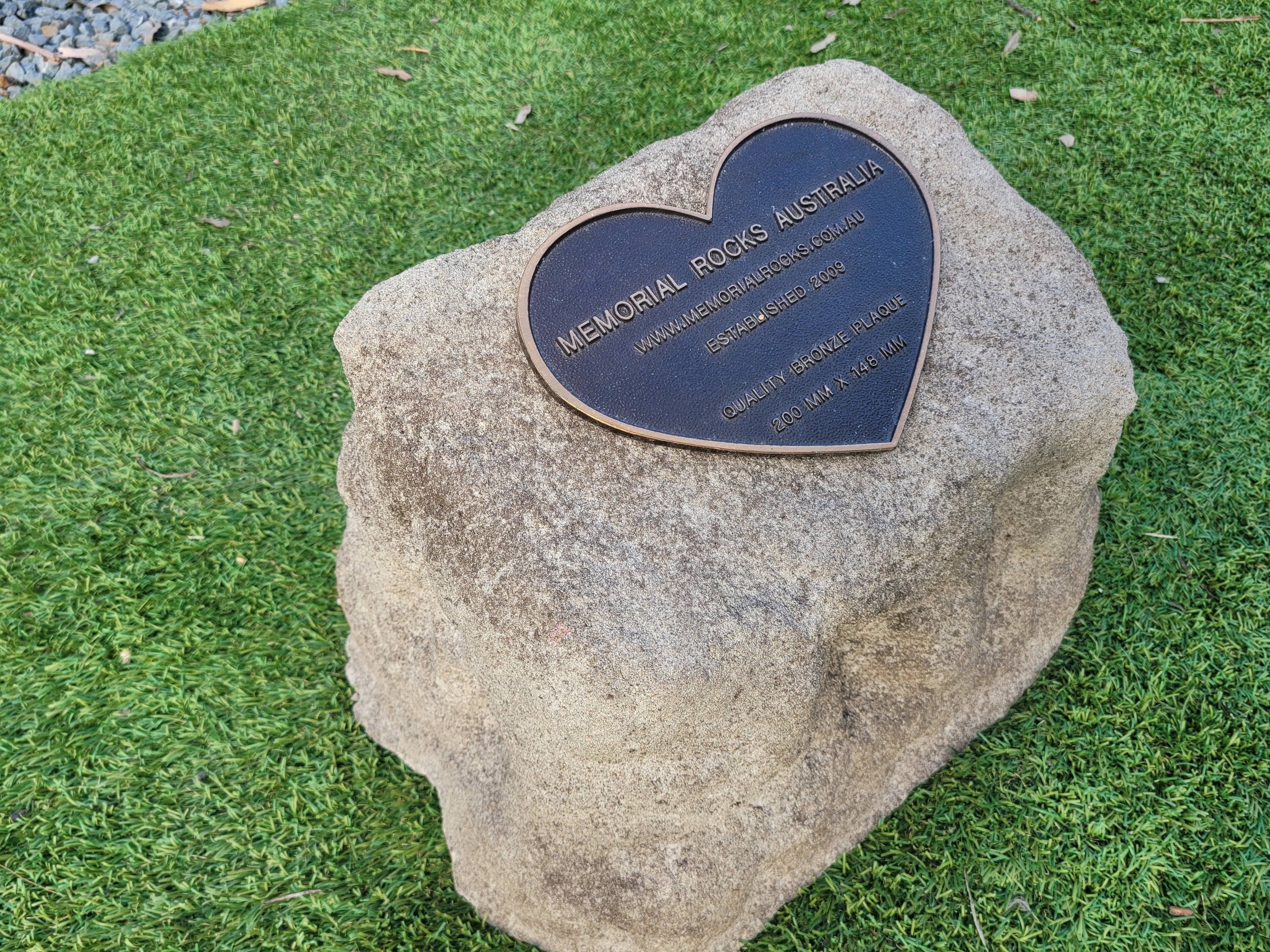 Memorial Rock Urn 1900  Large Natural Riversand