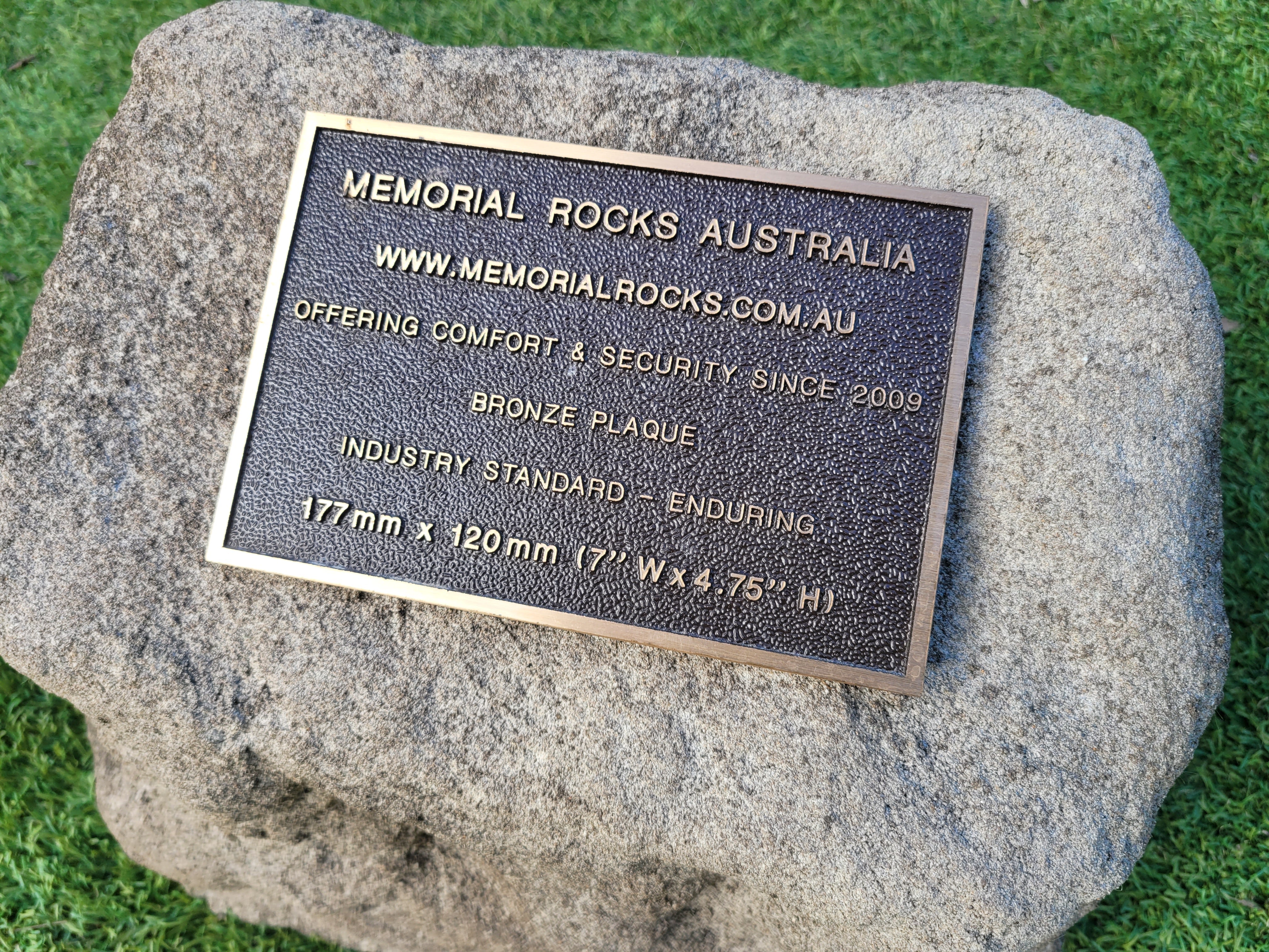 Memorial Rock Urn 1900  Large Natural Riversand