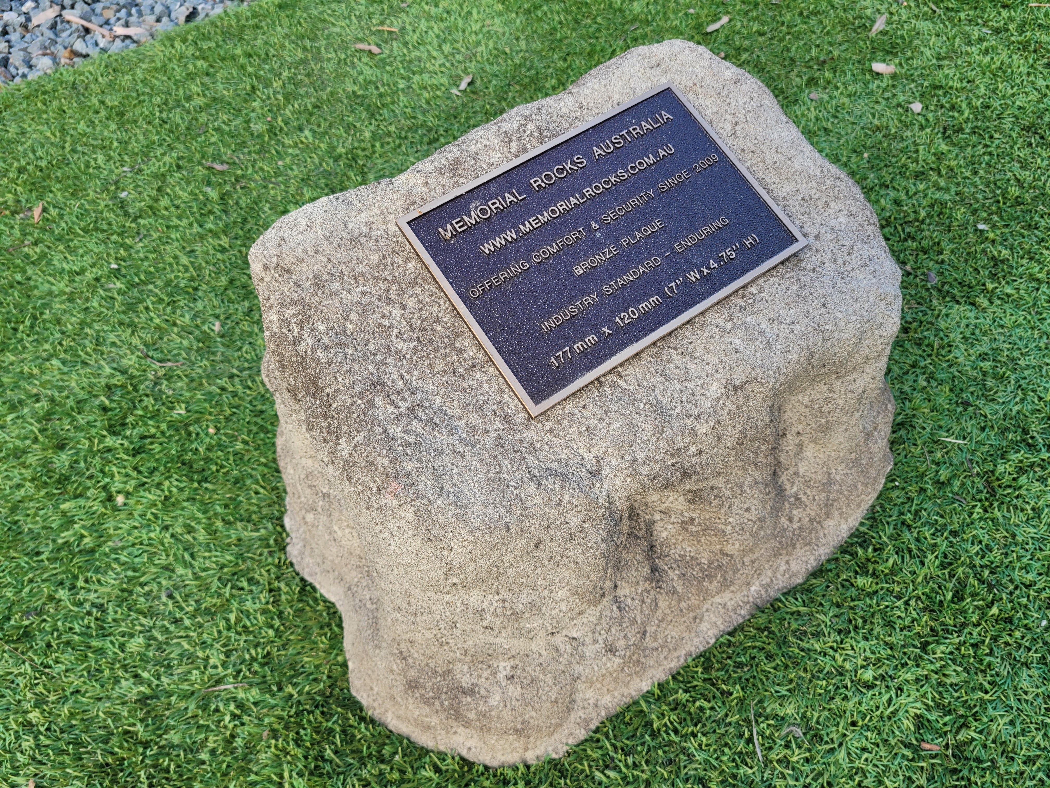 Memorial Rock Urn 1900  Large Natural Riversand