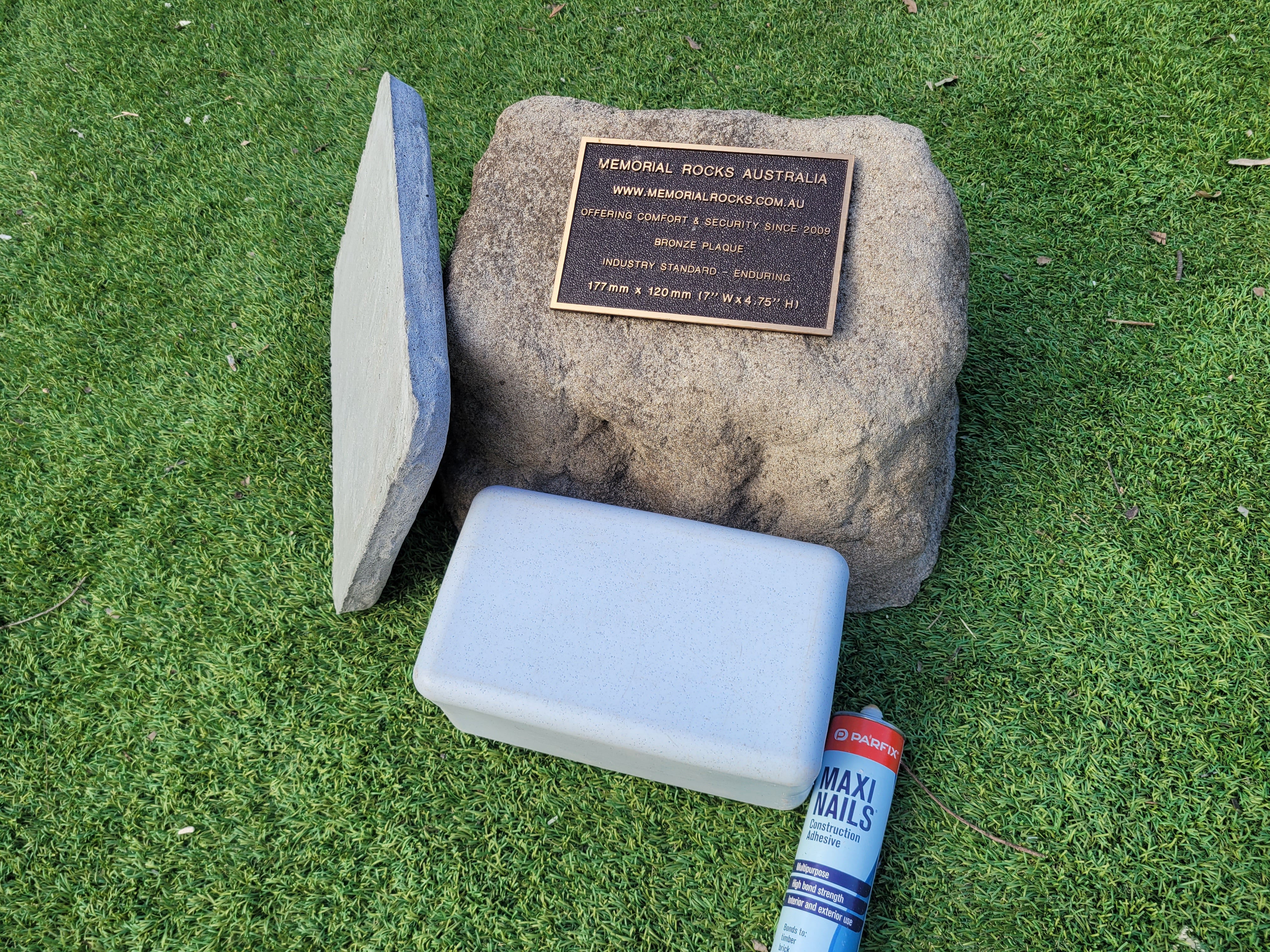 Memorial Rock Urn 1900  Large Natural Riversand