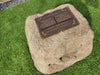 Memorial Rock Urn 1904 Large Double Natural Riversand