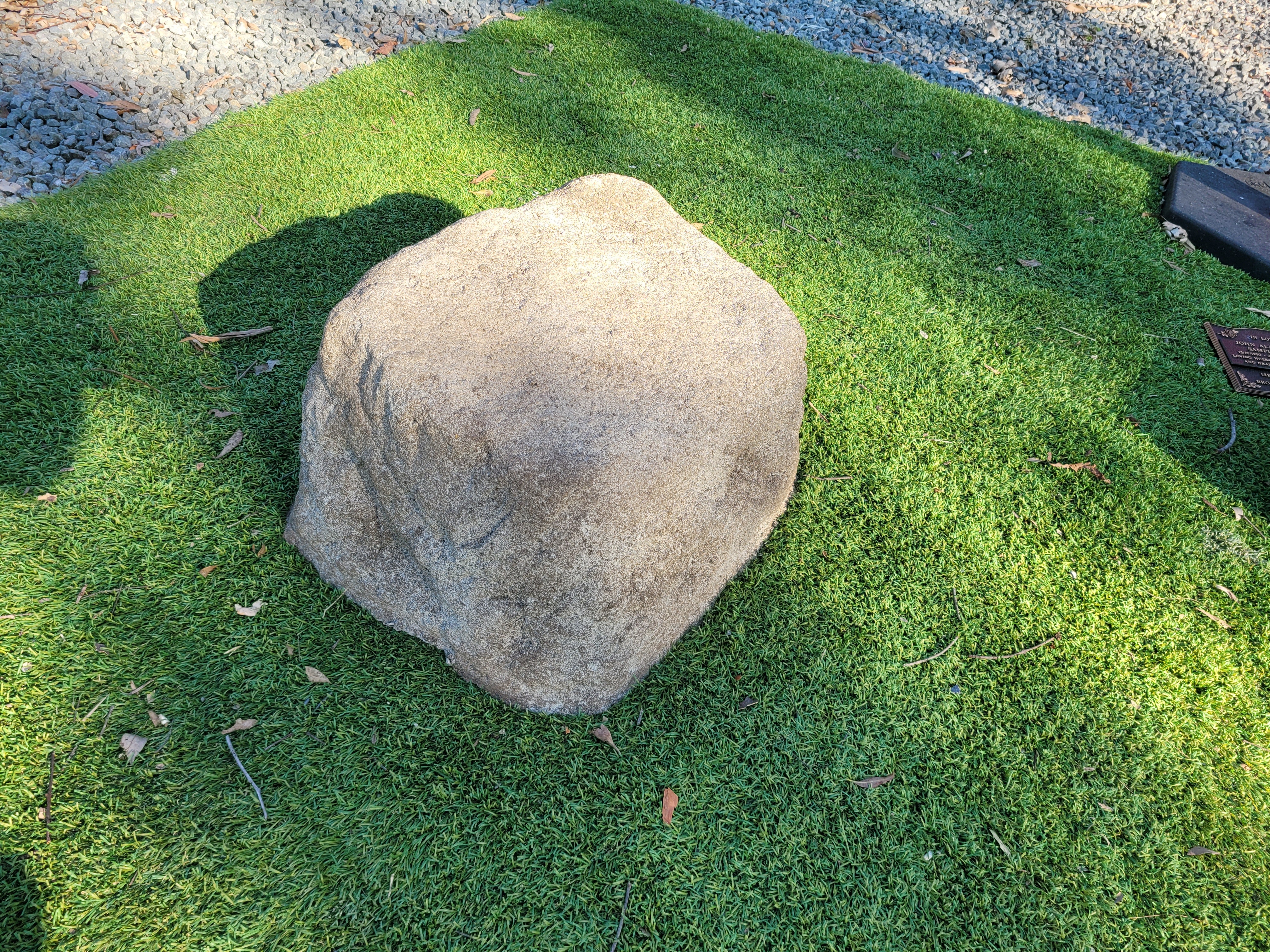 Memorial Rock Urn 1908 Large Double Natural Riversand