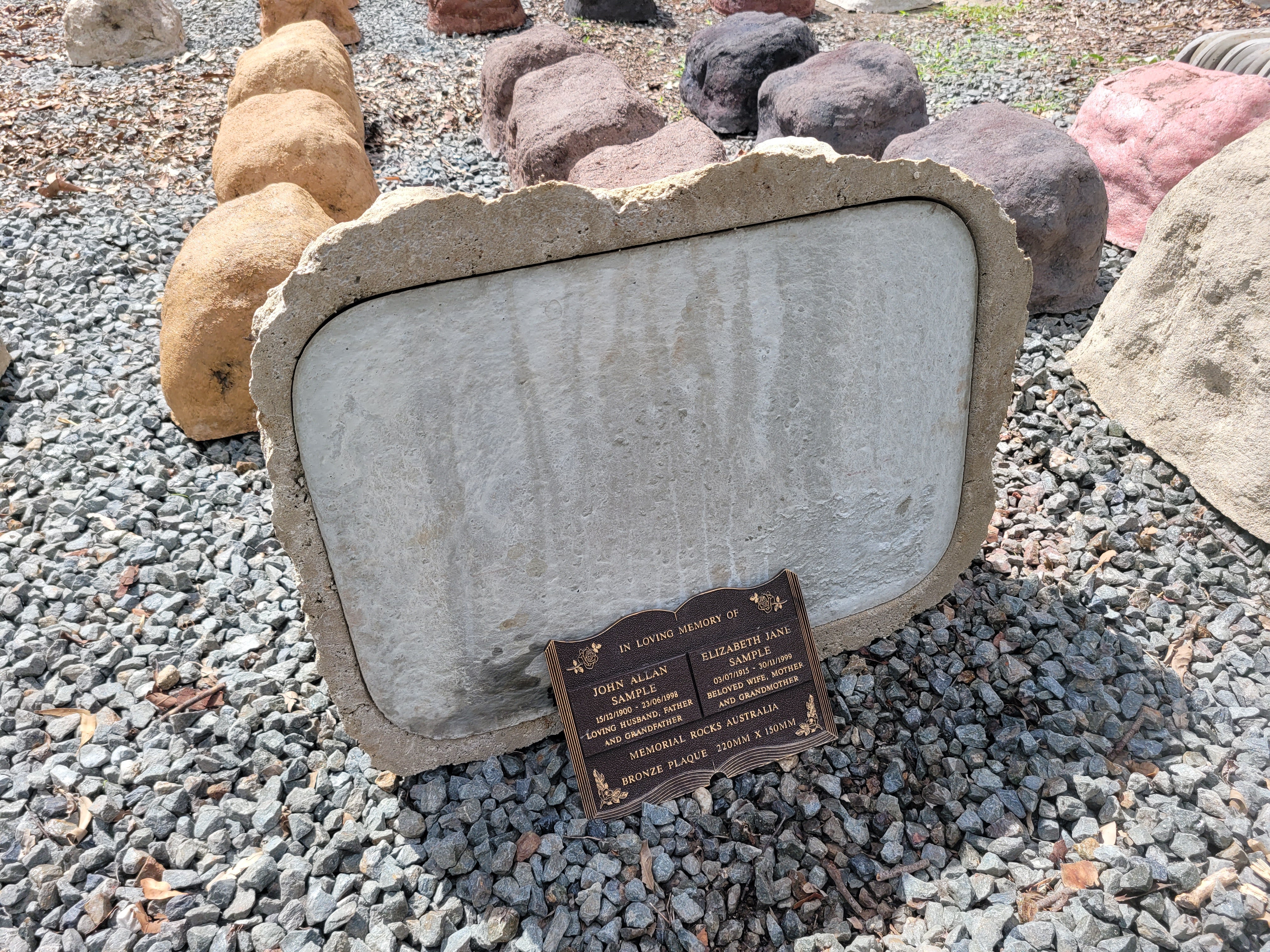 Memorial Rock Urn 2048 Extra-Large  Natural Riversand