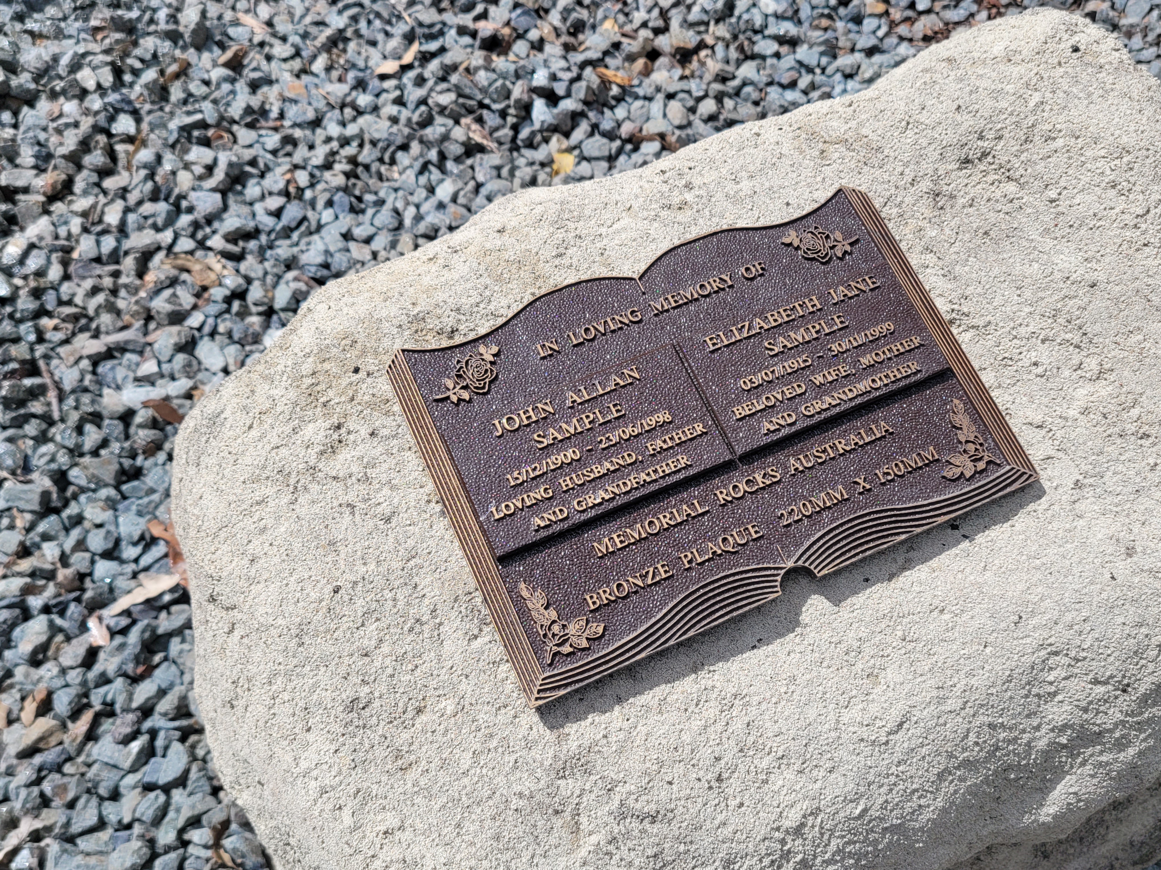 Memorial Rock Urn 2050 Extra-Large  Natural Riversand