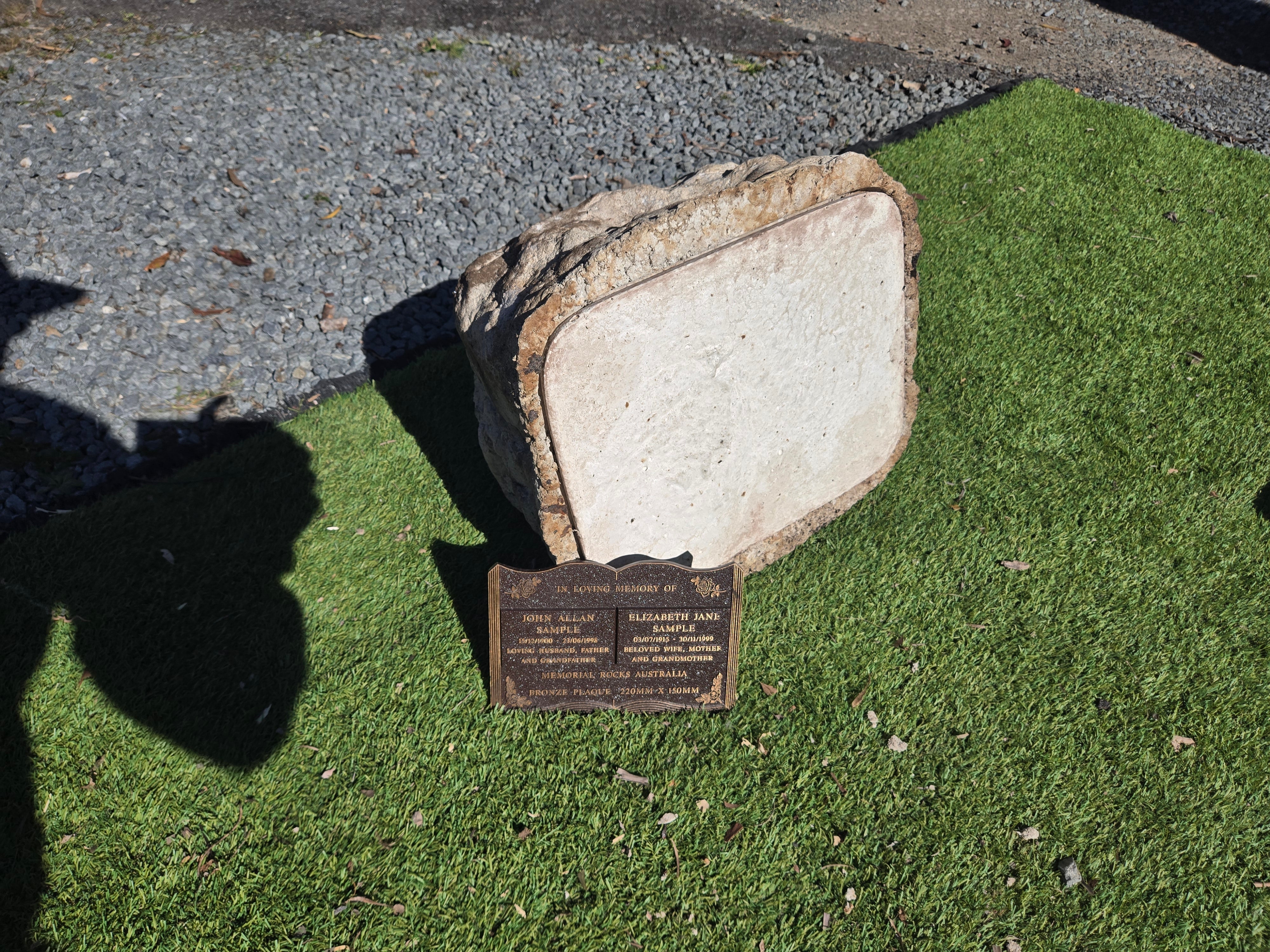 Ex-Large Single Memorial Rock Urn 2170 Novelty
