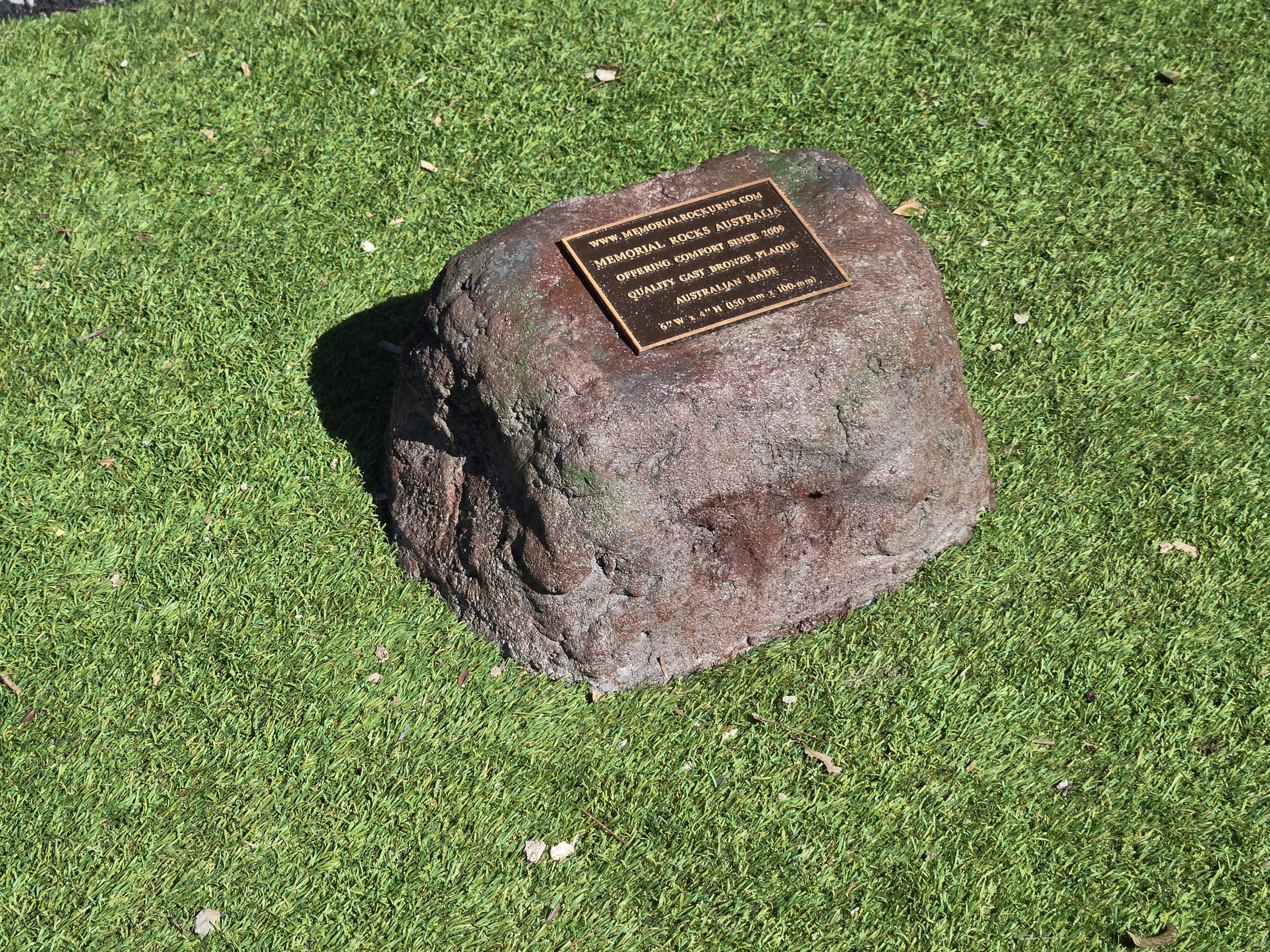 Memorial Rock Urn 2176  Medium Black