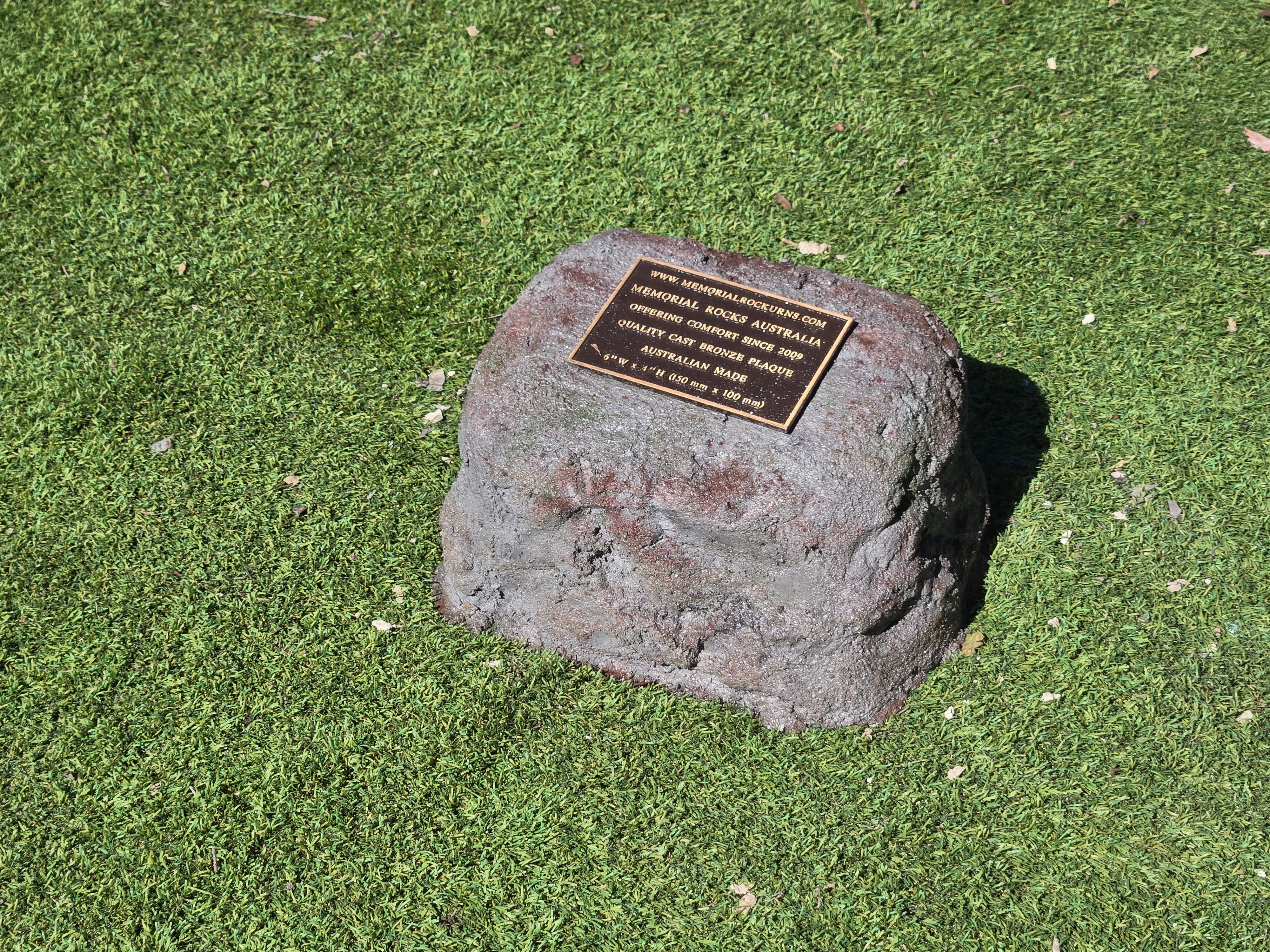 Memorial Rock Urn  2183 Regular Black