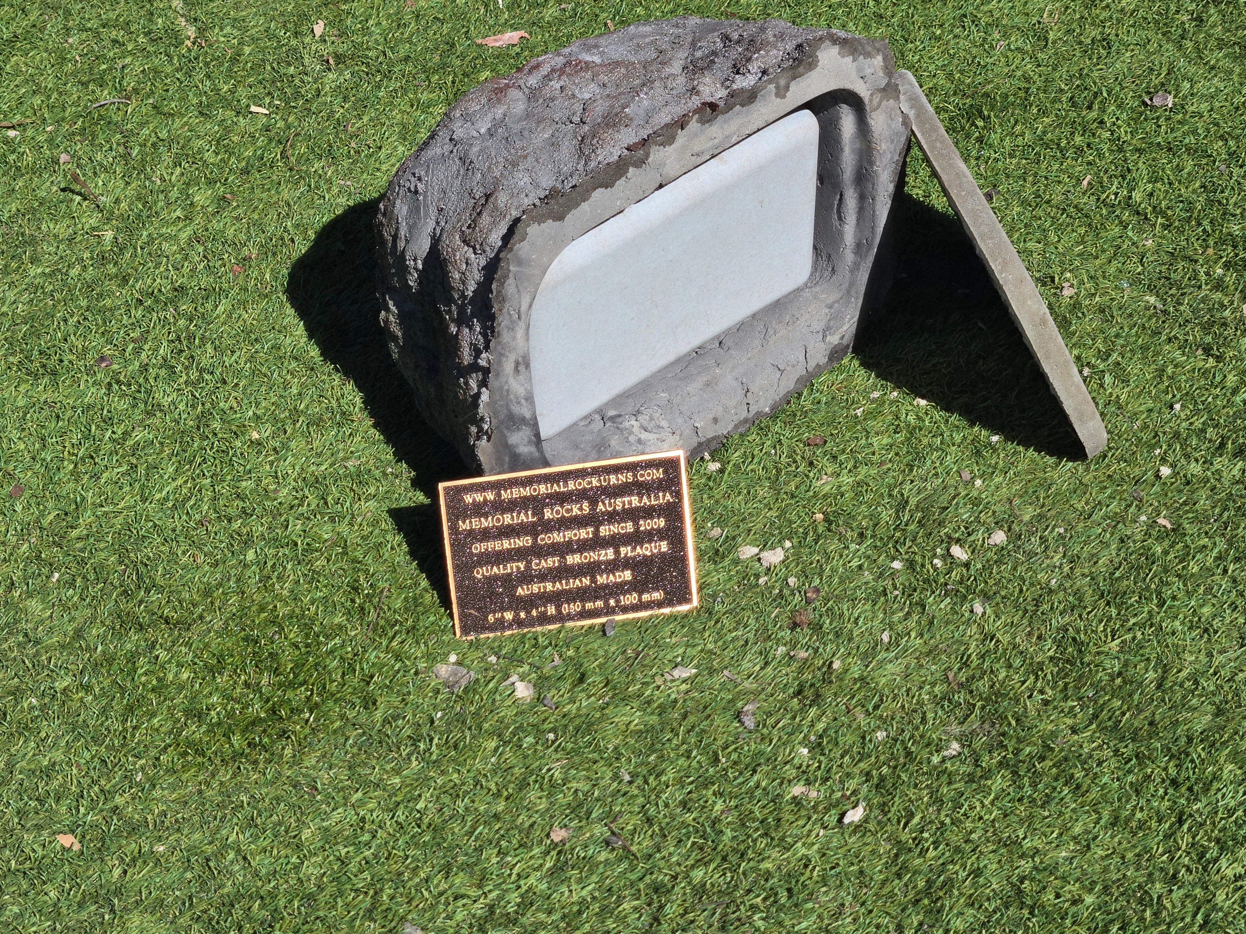 Memorial Rock Urn  2183 Regular Black