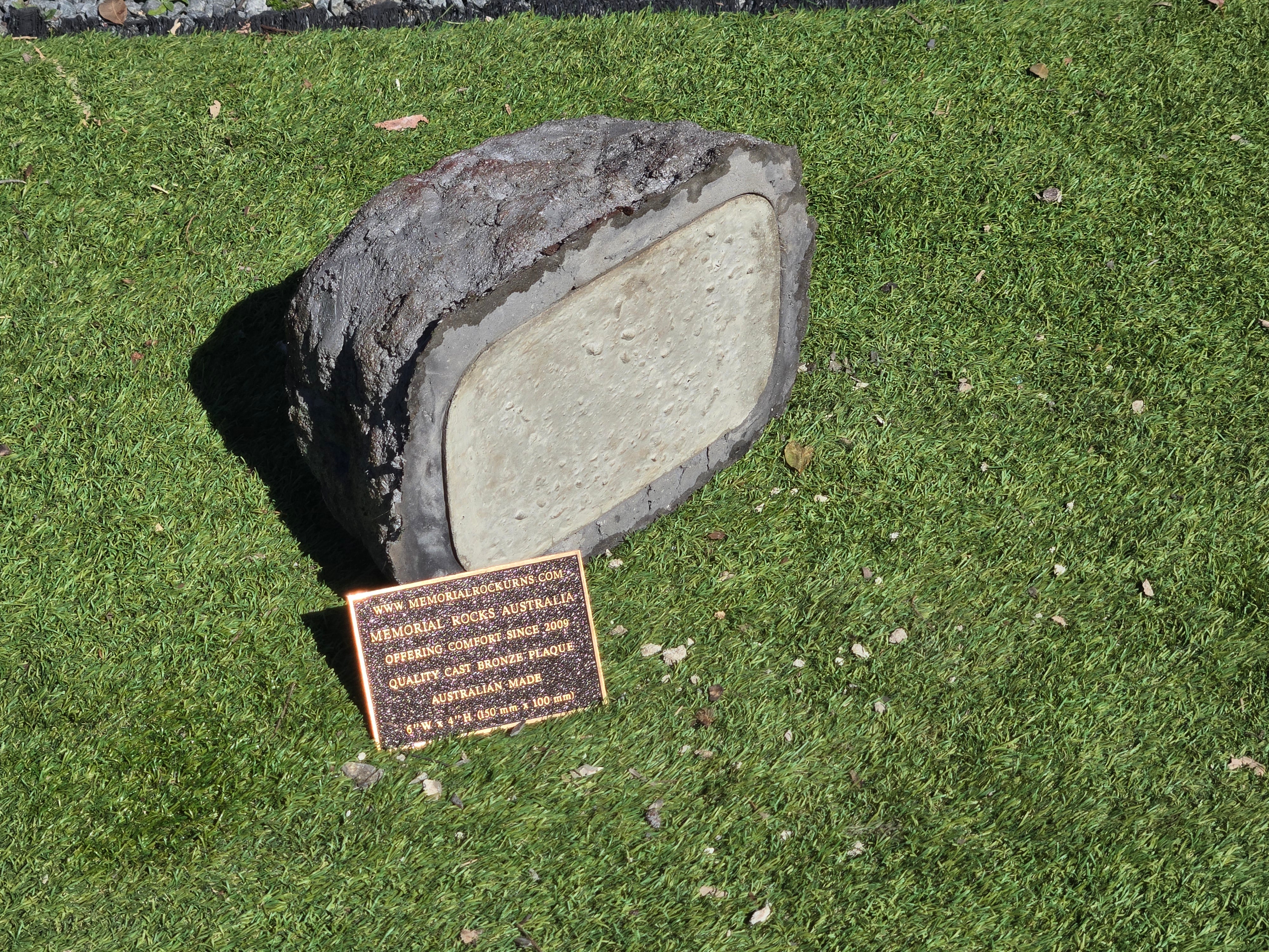 Memorial Rock Urn  2183 Regular Black