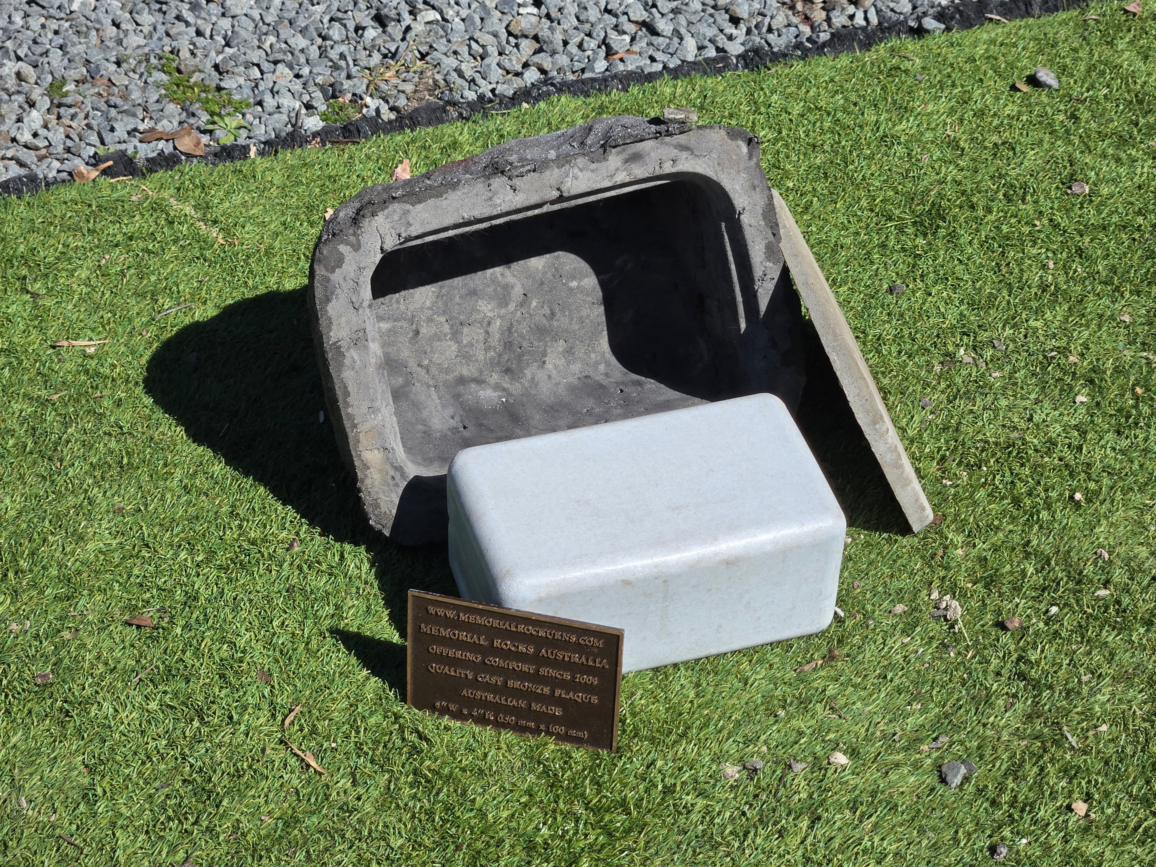 Memorial Rock Urn  2185 Regular Black