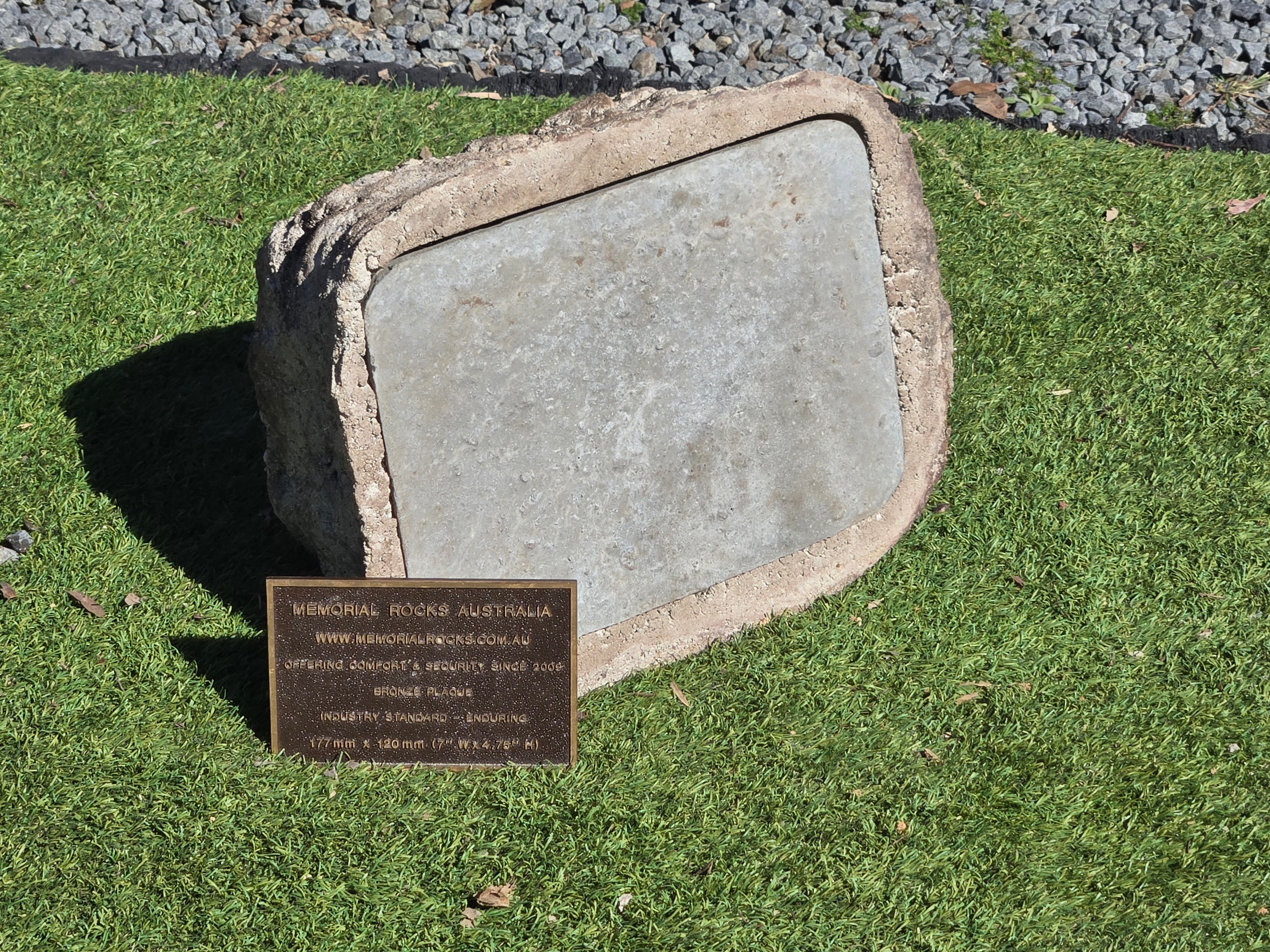 Memorial Rock Urn 2189 Large Natural Riversand