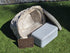 Memorial Rock Urn 2196 Medium White