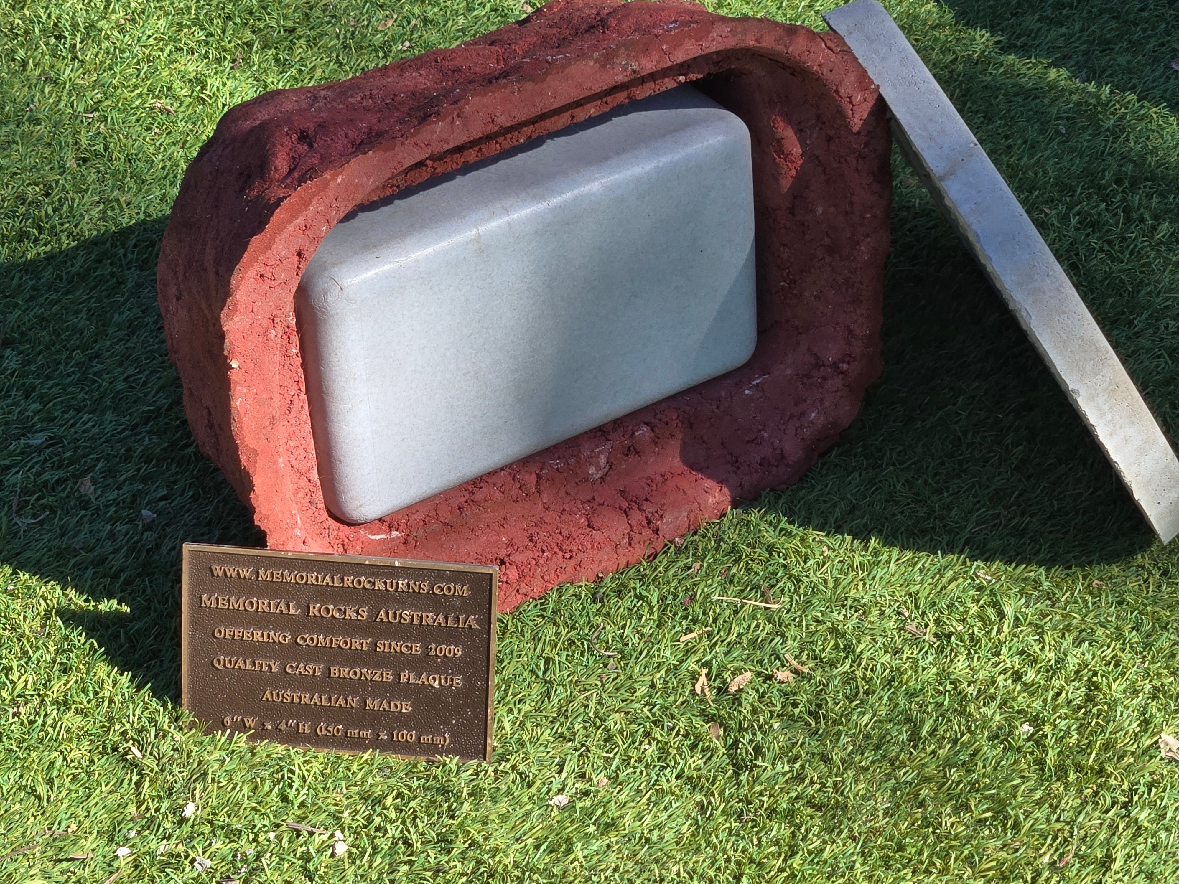 Memorial Rock Urn 2197 Medium Red