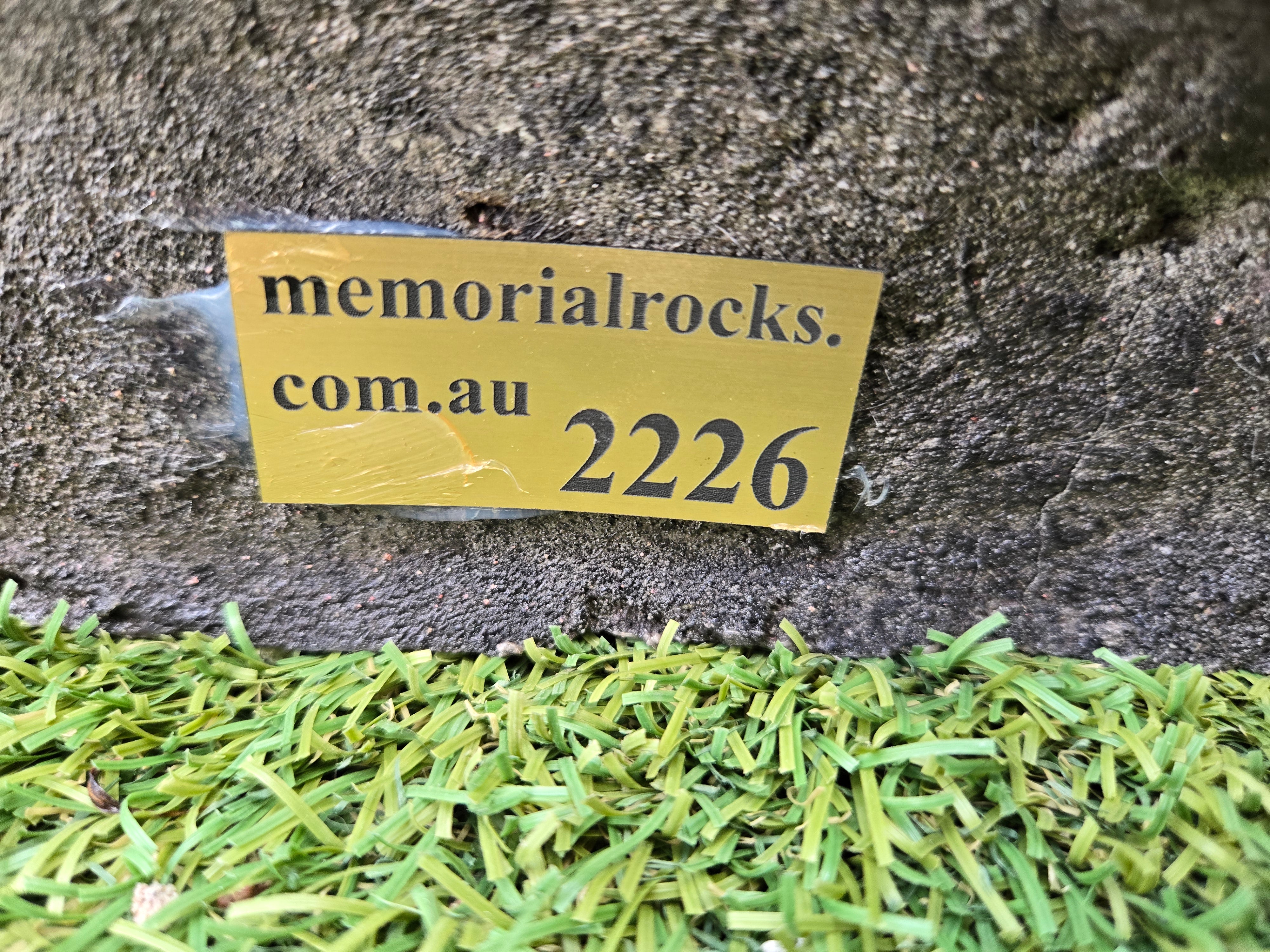 Memorial Rock Urn  2226 Regular Black