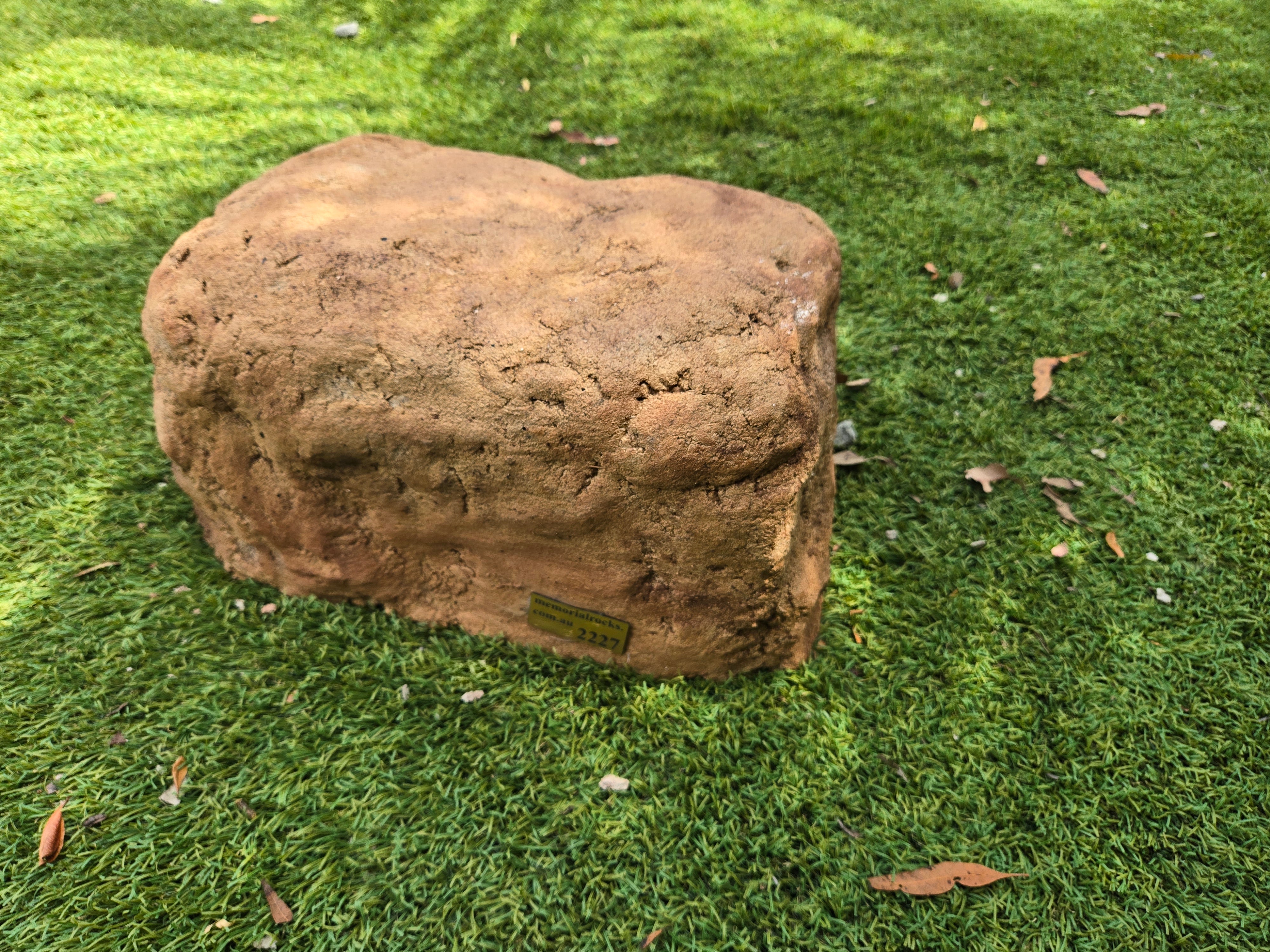 Memorial Rock Urn  2227 Regular Sandstone