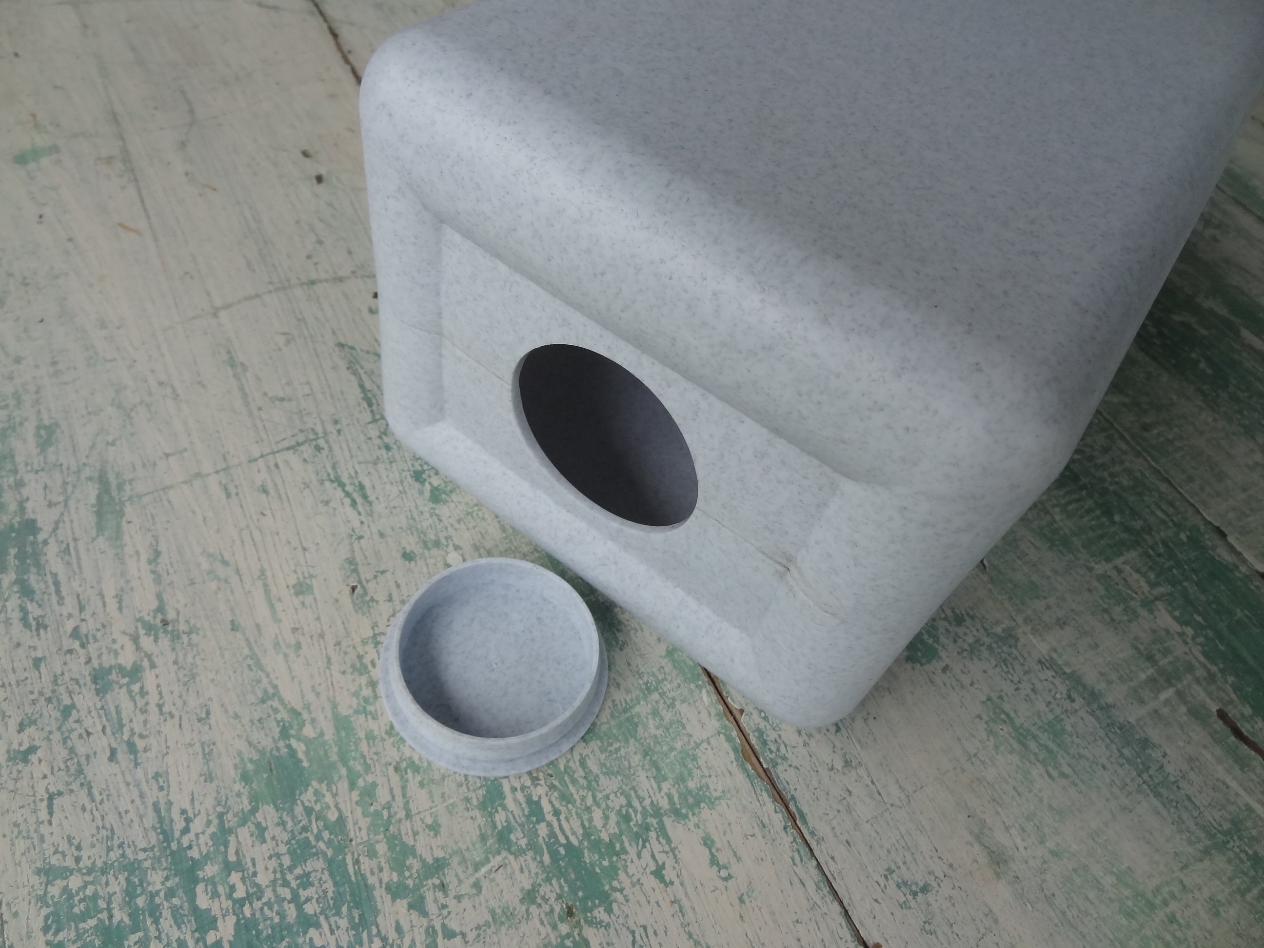 Plastic Cremated Ash Container