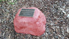 Memorial Rock Urn 1047 Large Single Red