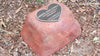 Memorial Rock Urn 1102 Large Single Red
