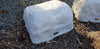 Large Double Memorial Rock Urn 1139  White