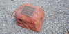 Large Double Memorial Rock Urn 1170  Red