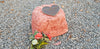 Memorial Rock Urn 1278  Large Single Red