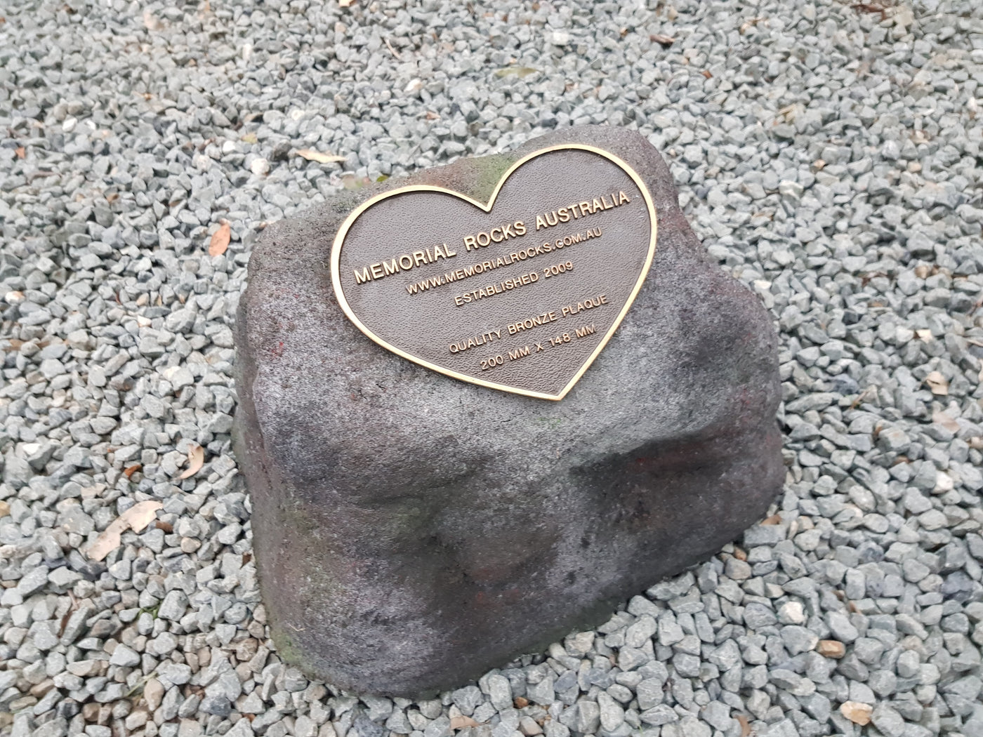 Large Memorial Rocks Memorial Rock Urn 1546 Large Single Black – Memorial Rocks Australia