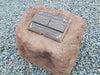 Memorial Rock Urn 1549 Large Double Brown