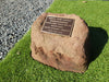 Memorial Rock Urn 1554 Regular  Brown