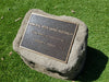 Memorial Rock Urn 1560 Regular. 200mm x150mm indent Novelty Natural Riversand