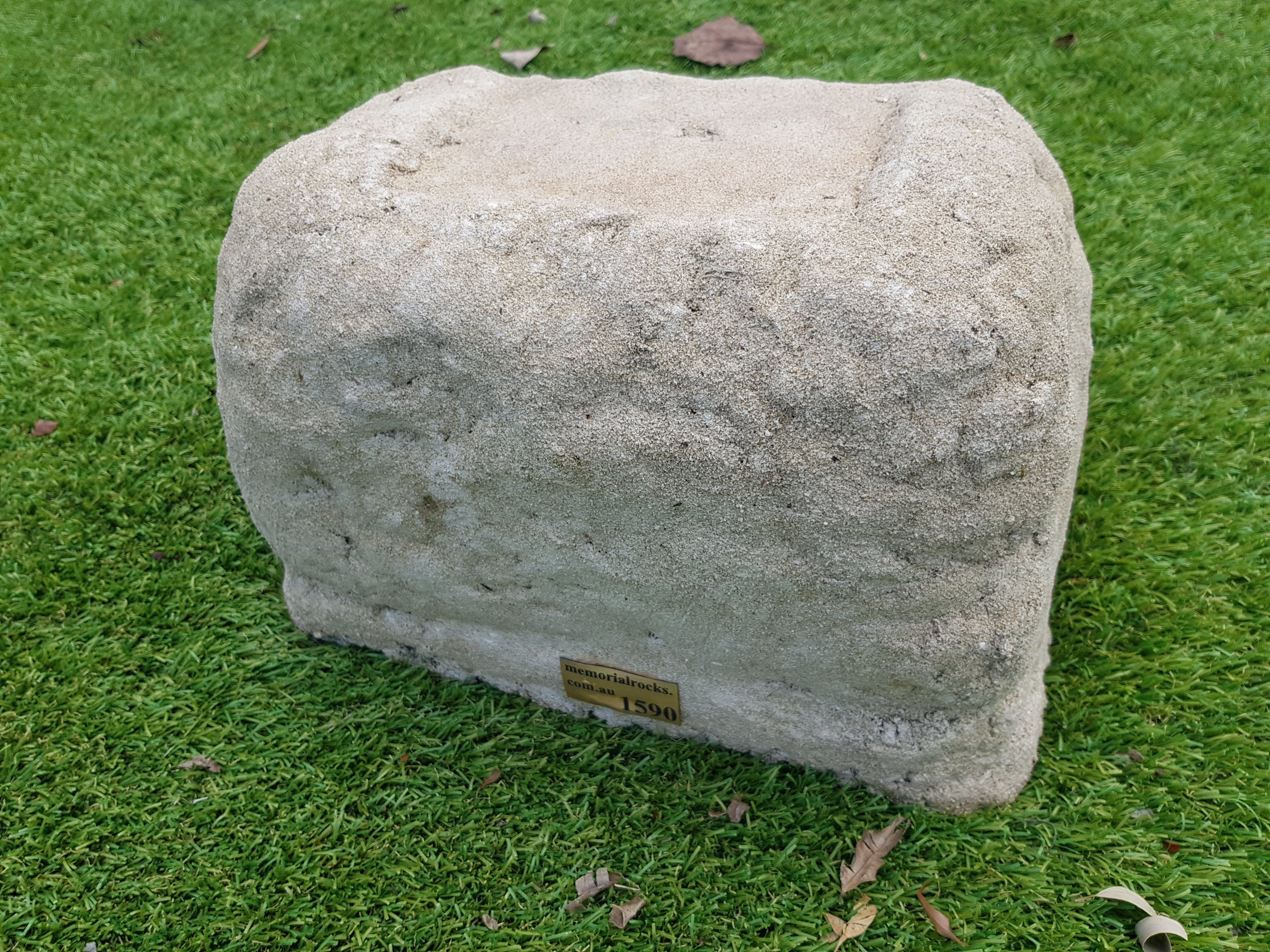 Memorial Rock Head Stone  Urn 1590 Regular  Novelty
