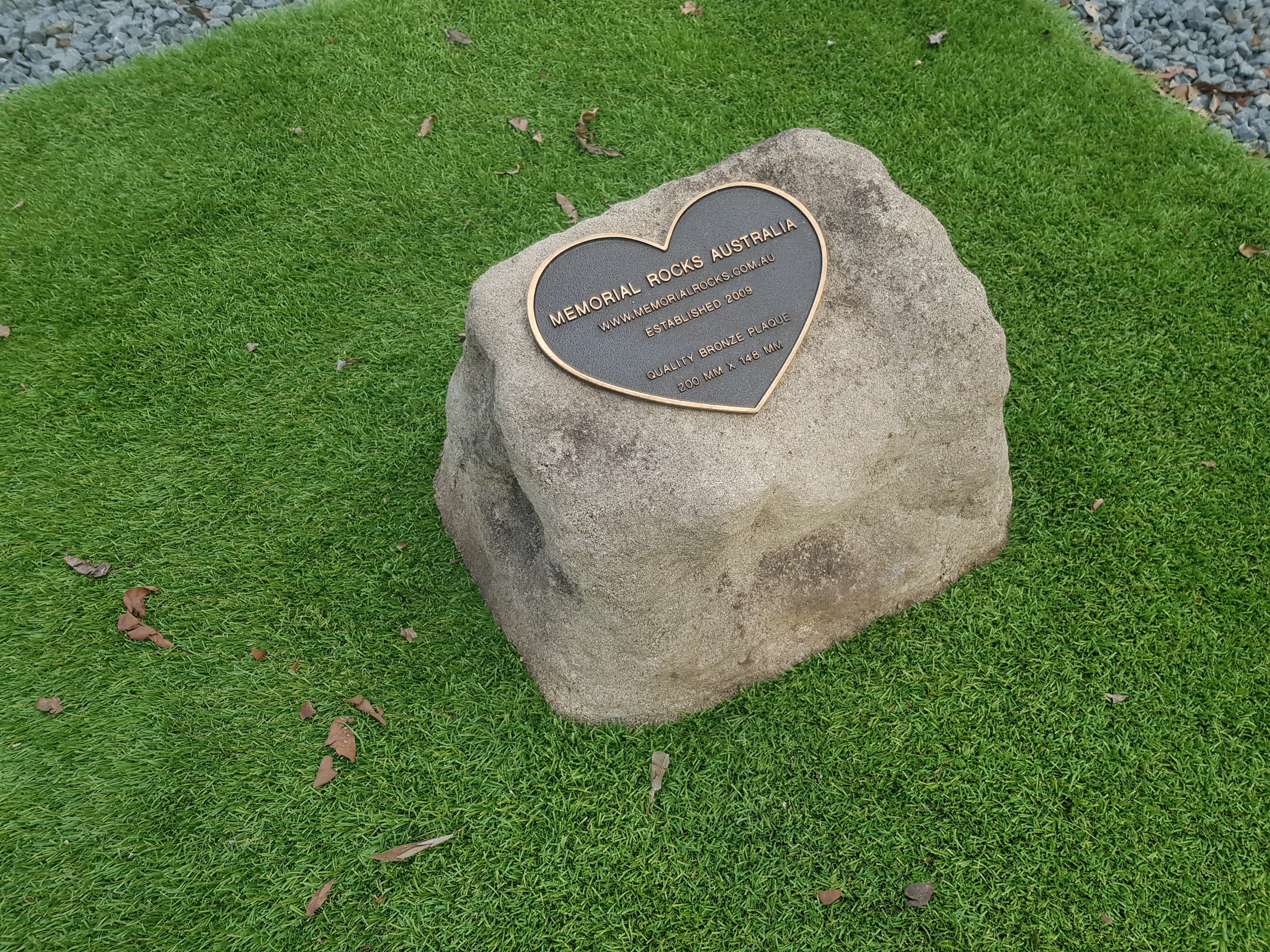 Memorial Rock Urn 1602 Large Single Natural Riversand