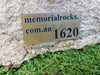 Memorial Rock Urn 1620  Regular. Natural Riversand