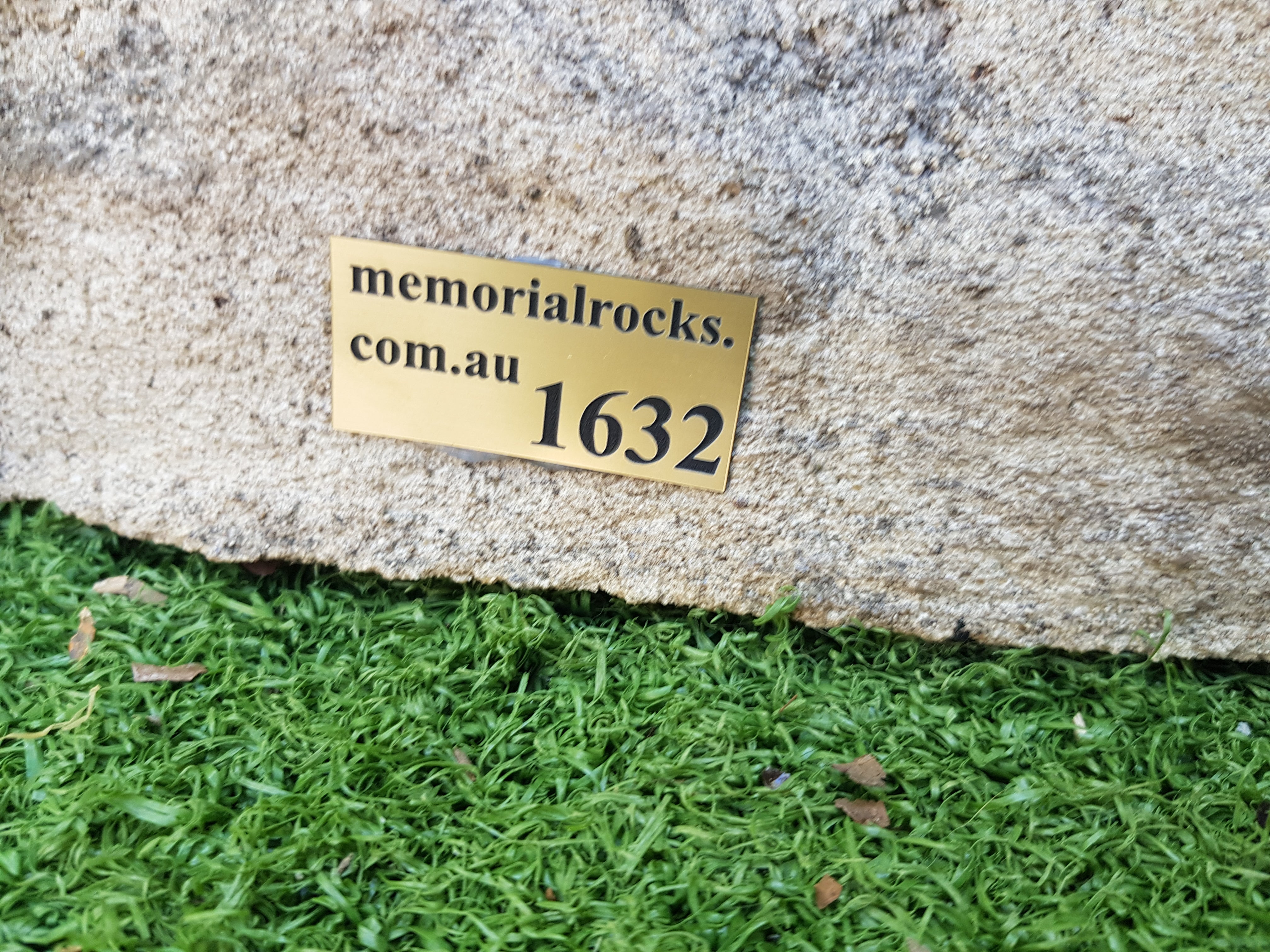 Memorial Rock Urn 1632  Large Natural Riversand