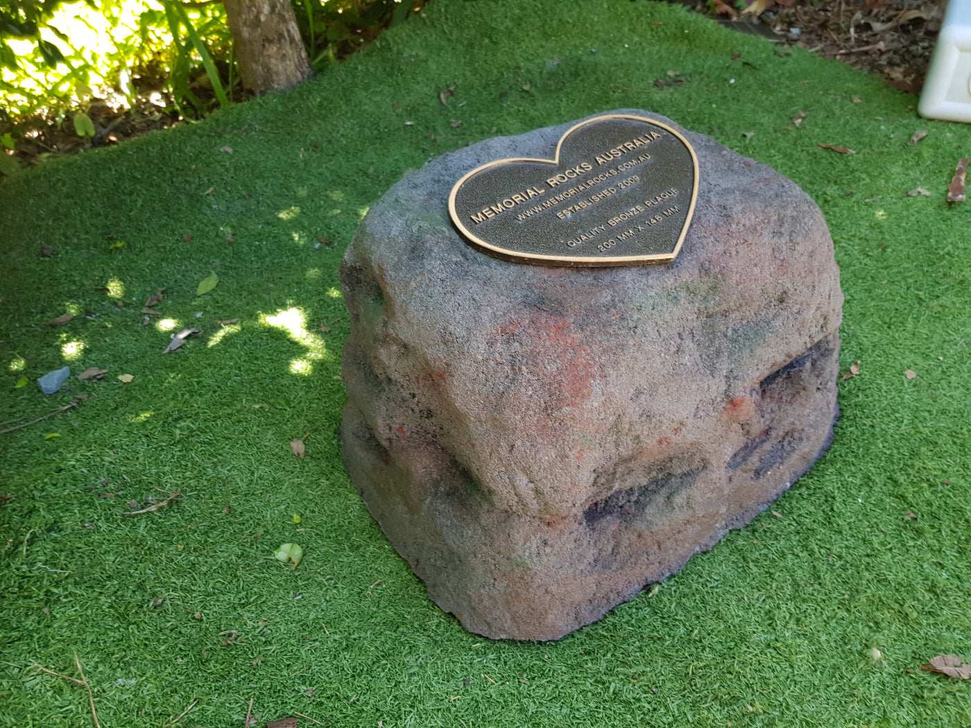 Large Memorial Rocks Memorial Rock Urn 1633 Large Black – Memorial Rocks Australia