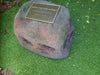 Memorial Rock Urn 1633  Large Black